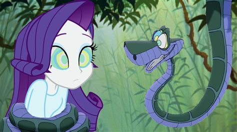 Kaa And Rarity By 14oliverhedgehog On Deviantart