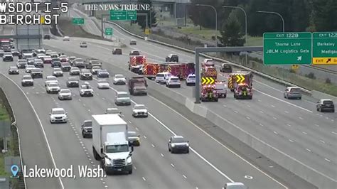 Crash on southbound Interstate 5 backs up traffic near JBLM | Tacoma News Tribune