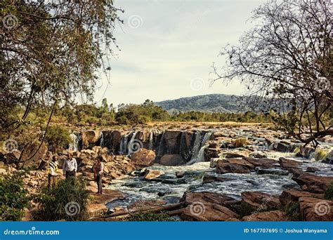 Fourteen Falls in Kenya editorial image. Image of waterfalls - 167707695