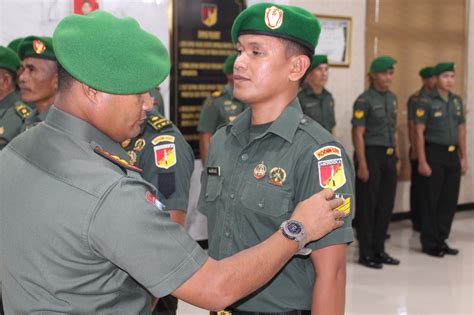 Letkol Inf Alzaki Pimpin Korps Rapor Kenaikan Pangkat Perwira Bintara