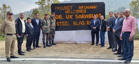 Steel Slag Road Technology A Boon To Bro Niti Aayog Member Arunachal