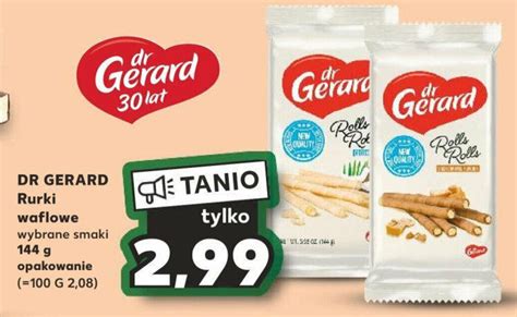 Promocja DR GERARD Rurki Waflowe 144 G W Kaufland