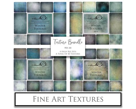 40 Fine Art Textures Digital Bundle No 64 Photo Overlay