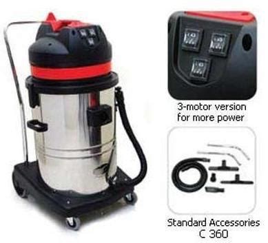 Crv Triple Motor Stainless Steel Wet And Dry Vacuum Cleaner At Best