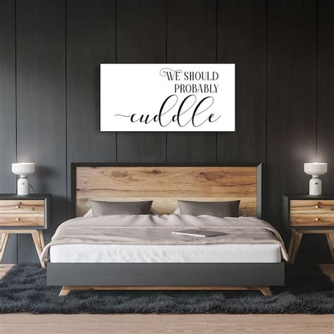 Lets Cuddle Sign Etsy