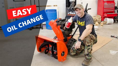 How To Change The Oil In Your Ariens Snowblower Youtube