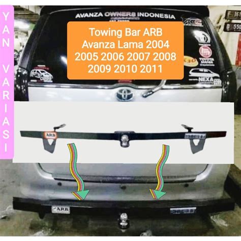 Jual Towing Bar Arb Pengaman Besi Bemper Belakang Derek Mobil Toyota