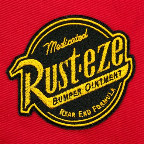 Rust-eze Logo From Disney & Pixar Cars Movie Fully Embroidered - Etsy