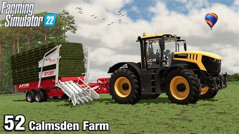 Autostacking Silage Bales Farming Simulator 22 Fs22 Calmsden Farm Ep