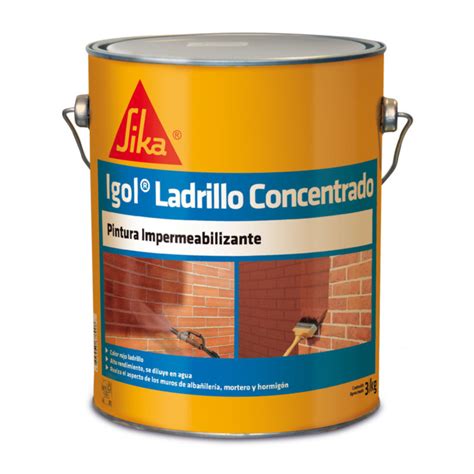 Igol Ladrillo Concentrado Sika 3 Lts Impermeabilización y Protección