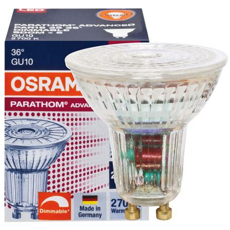 Osram LED Lampe Reflektor GU10 240V 4 6W 36 350 Lm 4000K LED100