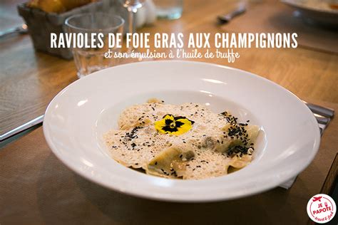 Ravioles De Foie Gras Aux Champignons Je Papote