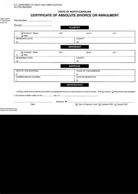 Top North Carolina Divorce Forms And Templates Free To Download In Pdf Format