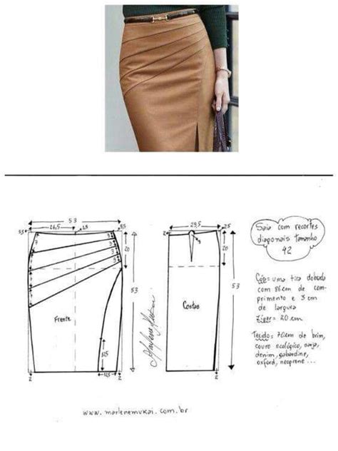 Pin By Monica Crespo On Dise O De Modas Skirt Patterns Sewing Skirt