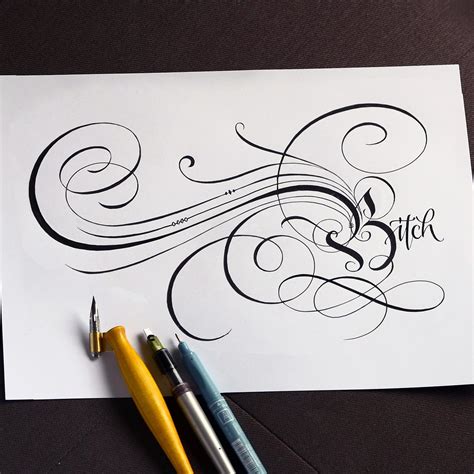 B. : Calligraphy