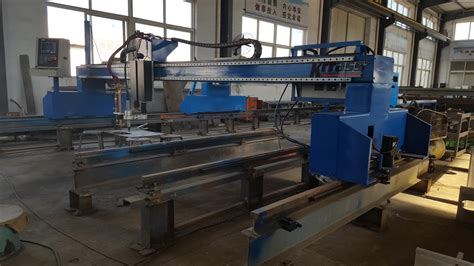 Operation Of The Portable CNC Flame Cutting Machine From China