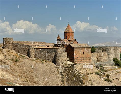 Khor Virap Monastery Located In The Ararat Plain In Armenia Near The