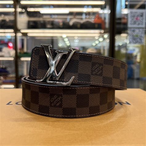 LOUIS VUITTON 40 mm Damier Ebene Canvas Reversible Belt - Madame N Luxury