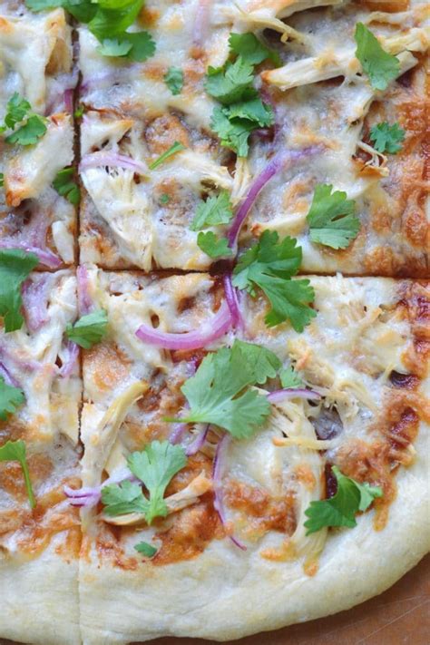 Easy Homemade Bbq Chicken Pizza Good In The Simple