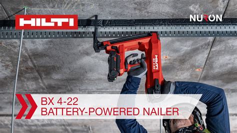 Hilti Nuron Bx Battery Powered Nailer Features And Benefits