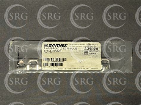 Depuy Synthes 226 58 Surgical Resources Group