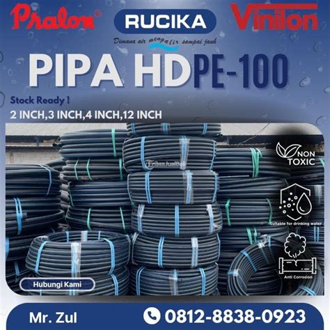 Distributor Pipa Hdpe 12 Inch 20mm PN 16 Pipa Hdpe Termurah Di Jakarta