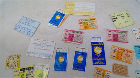 SPORTS TICKET STUBS