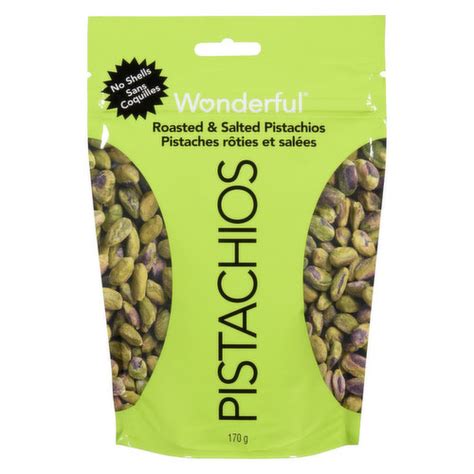 Wonderful Roasted Salted No Shell Pistachios Save On Foods