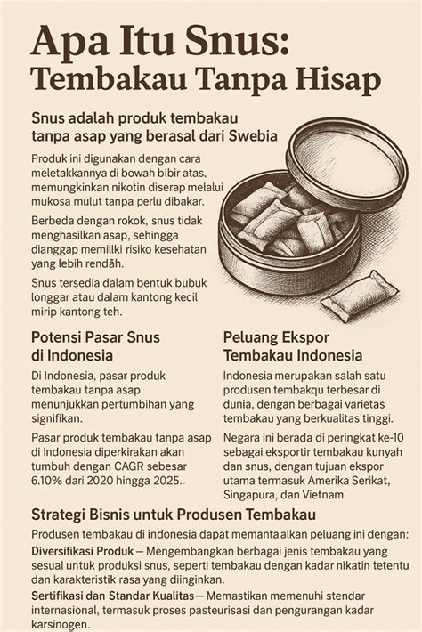 Apa Itu Snus Tembakau Tanpa Hisap Dan Potensi Bisnisnya Java Tobacco