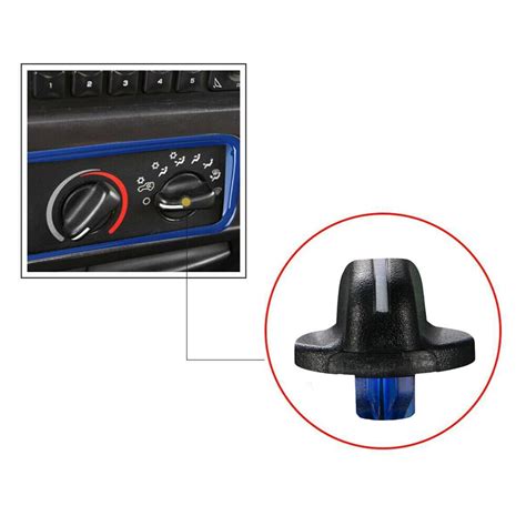 A C Blower Heater Fan Speed Control Knob For Jeep Wrangler Tj