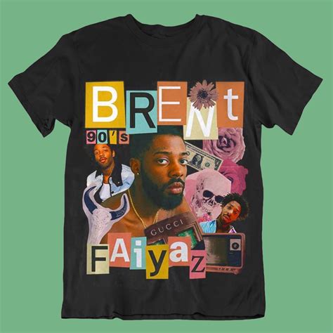 Brent Faiyaz T Shirt Brent Faiyaz Tee Vintage 90s Hip Hop Etsy