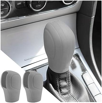 Cgeamdy Pack Car Gear Shift Knob Cover Anti Slip Auto Knob Gear