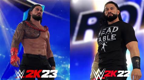 WWE 2K23 vs WWE 2K22 Graphics Comparison! Pt.2 - YouTube