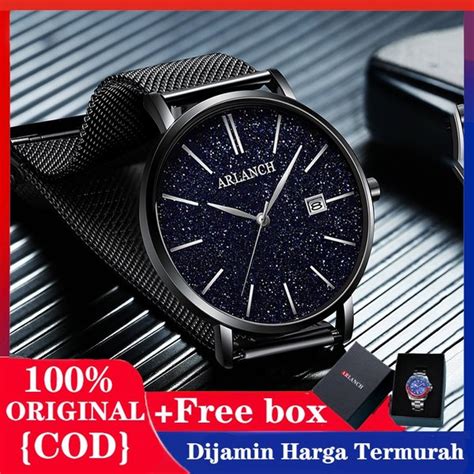 Jual Arlanch Ar Jam Tangan Pria Quartz Analog Original Anti Air