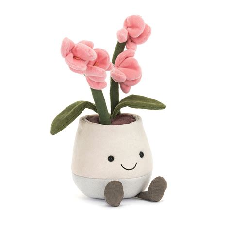 amuseables pink orchid official jellycat