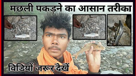 मछली फंसाने का बढ़िया तरिकाhow To Catching Fish In River In Easily