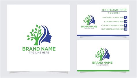 Woman Brain Tree Logo Graphic By Arman Hossen · Creative Fabrica