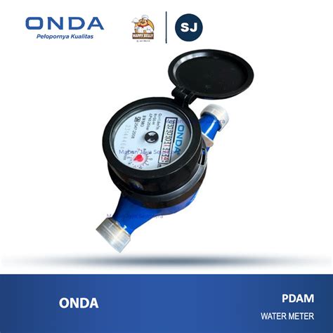 Jual Water Meter Dia Flow Meter Meteran Air Drat Onda Sni