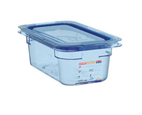 GN 1 3 H 100 Mm 4 3L 3 17 Qt Airtight Containers BPA Free Araven