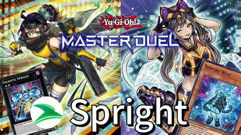 Master Duel Spright Deck New Spright Deck 2024 With S P Support