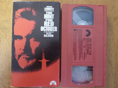 1990 The Hunt For Red October Vhs Movie Red Tape Sean Connery Alec