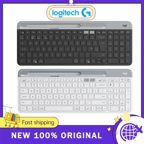 Logitech Original K580 2 4g Wireless Office Keyboard Ultra Thin Dual Mode Multi Device For Cell