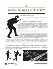 Understanding Criminal Procedure Act 51 Of 1977 Key Provisions