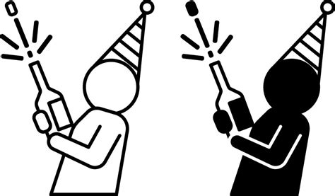 Party Clip Art Black And White Black And White Birthday Clipart Party