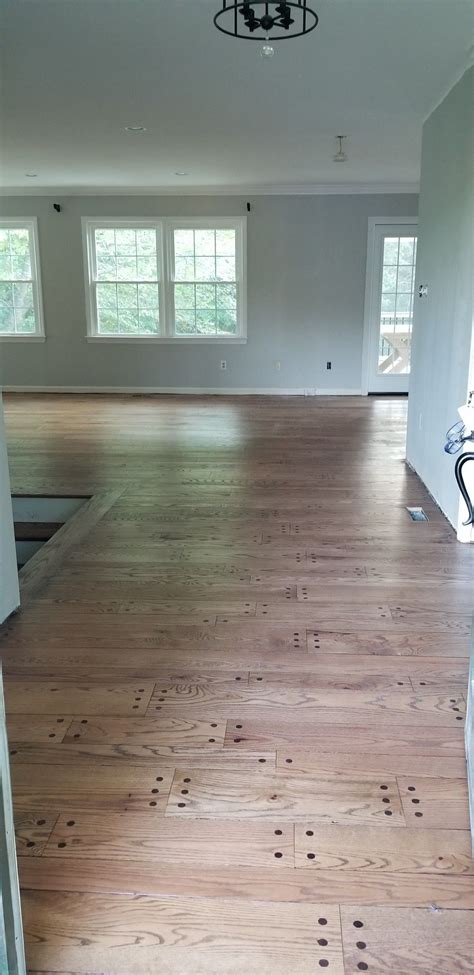Duraseal Special Walnut And Weathered Oak 5050 On Red Oak Hardwood