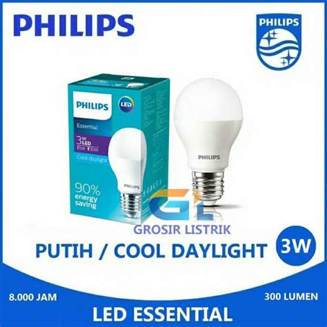 Jual Lampu LED Philips LED 3 Watt Shopee Indonesia