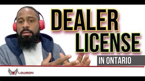 How To Get A Dealer License Youtube