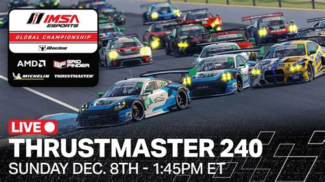 2024 IMSA Esports Global Championship Race Preview Thrustmaster 240