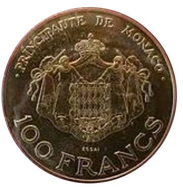 Francs Rainier Iii Essai Or Monaco Numista