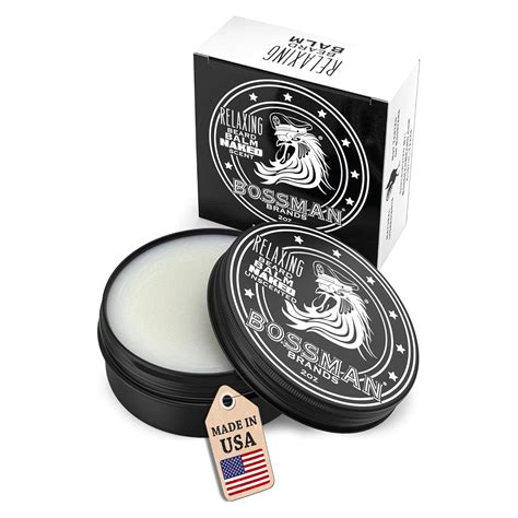 Amazon Bossman Relaxing Beard Balm For Men Naked Unscented